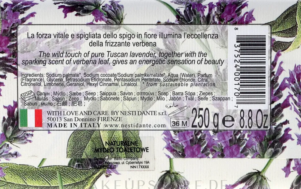 Naturseife Wild Tuscan Lavender & Verbena