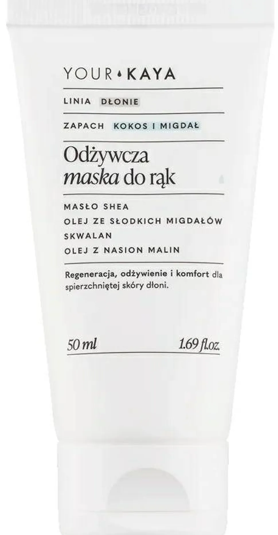 Nährende Handmaske mit Kokosnuss- und Mandelduft