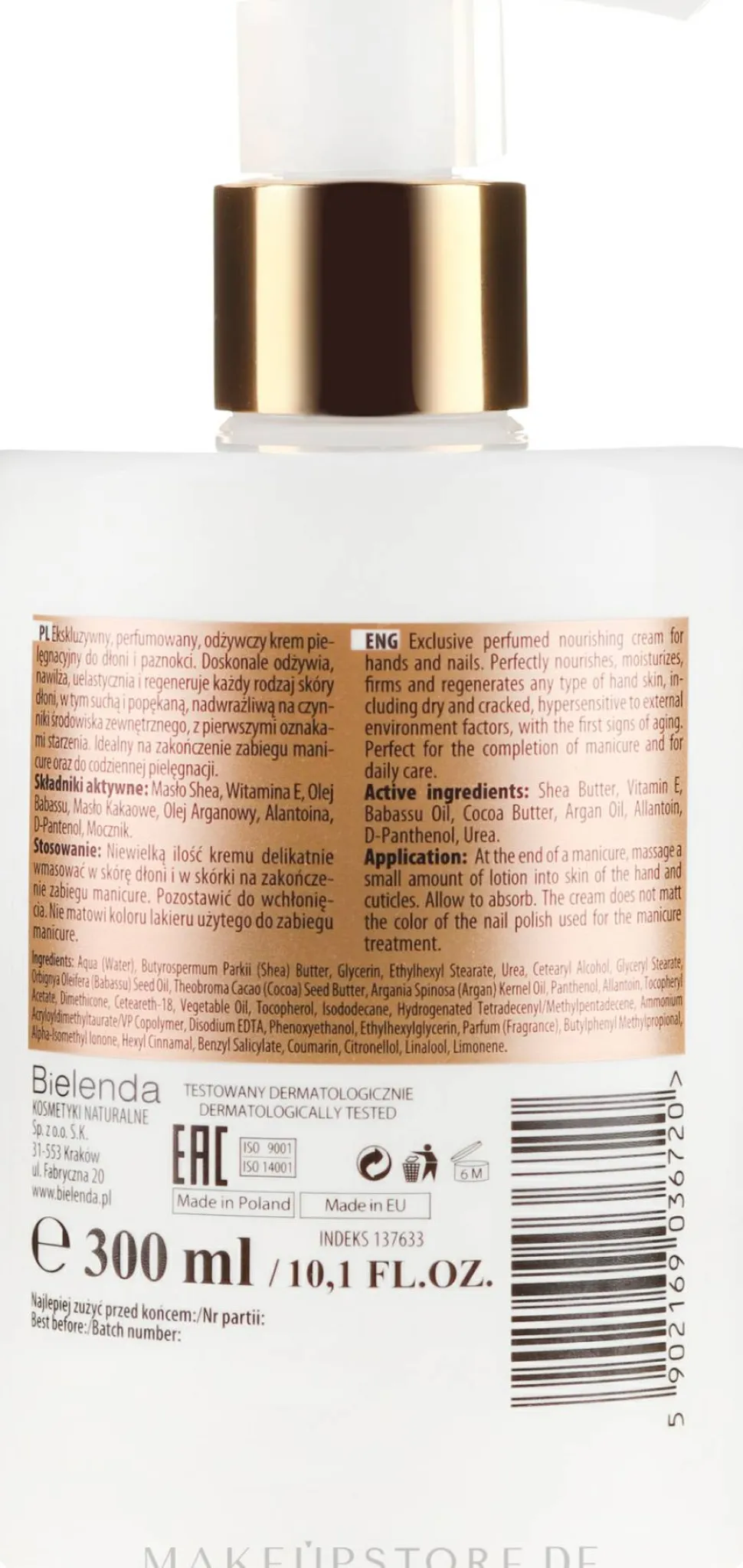 Nährende Hand- und Nagelcreme