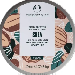 Nährende, schützende und feuchtigkeitsspendende Körperbutter mit Sheabutter für sehr trockene Haut