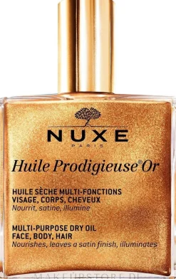 Nährendes glänzendes Trockenöl für Gesicht, Körper und Haare