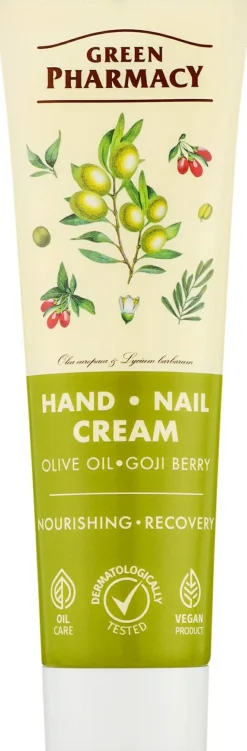 Nährende und schützende Hand- und Nagelcreme mit Olive