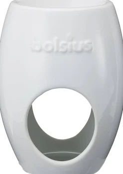 Ovale Aromalampe, weiß