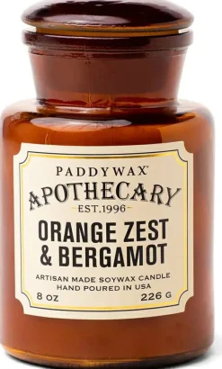 Paddywax Apothecary Orange Zest & Bergamot