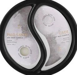 Paddywax Yin Yang Black Palo Santo Cade