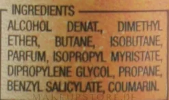Parfümiertes Deospray