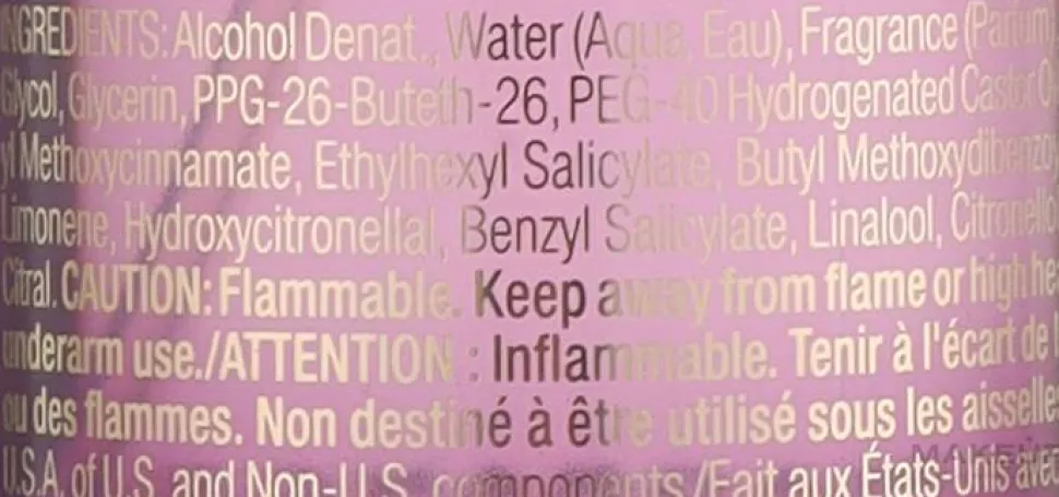 Parfümiertes Körperspray