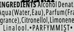 Parfümiertes Körper- und Haarspray