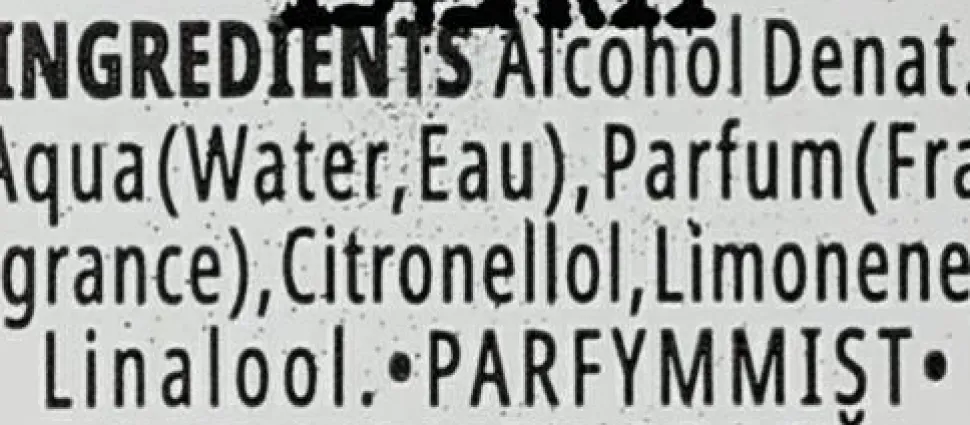 Parfümiertes Körper- und Haarspray