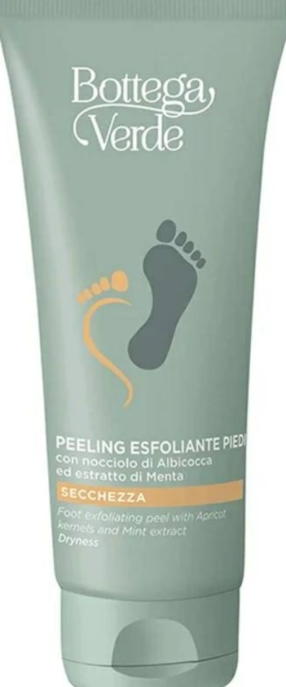 Peeling für die Füße mit Aprikosenkern- und Pfefferminz-Extrakt