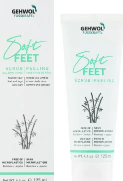 Peeling für die Füße mit Bambus und Jojoba