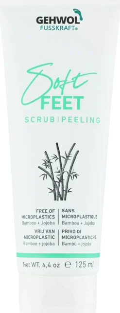 Peeling für die Füße mit Bambus und Jojoba
