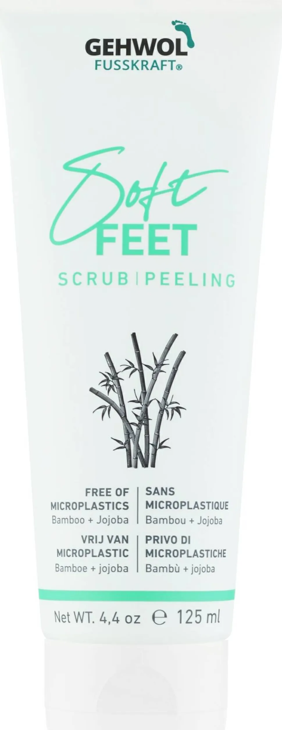 Peeling für die Füße mit Bambus und Jojoba