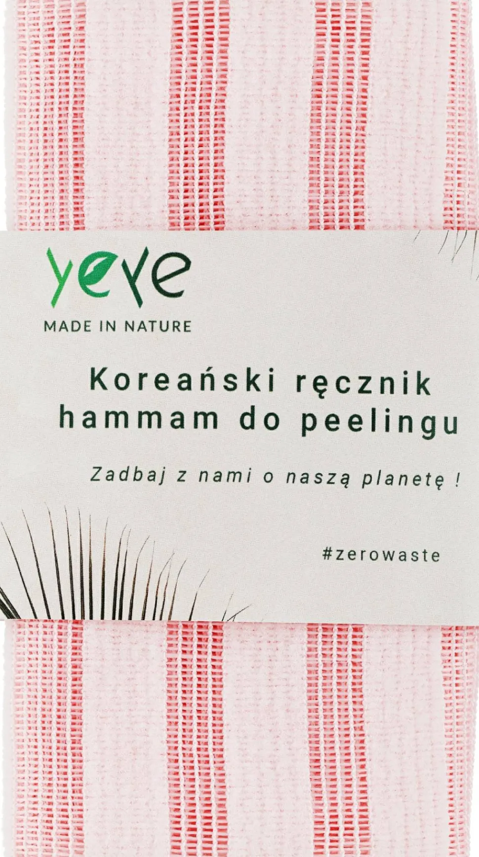 Peeling-Handtuch für das Hammam, rosa