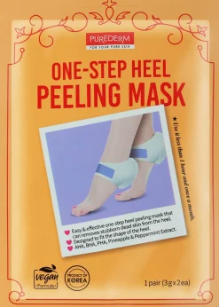Peelingmaske für die Fersen