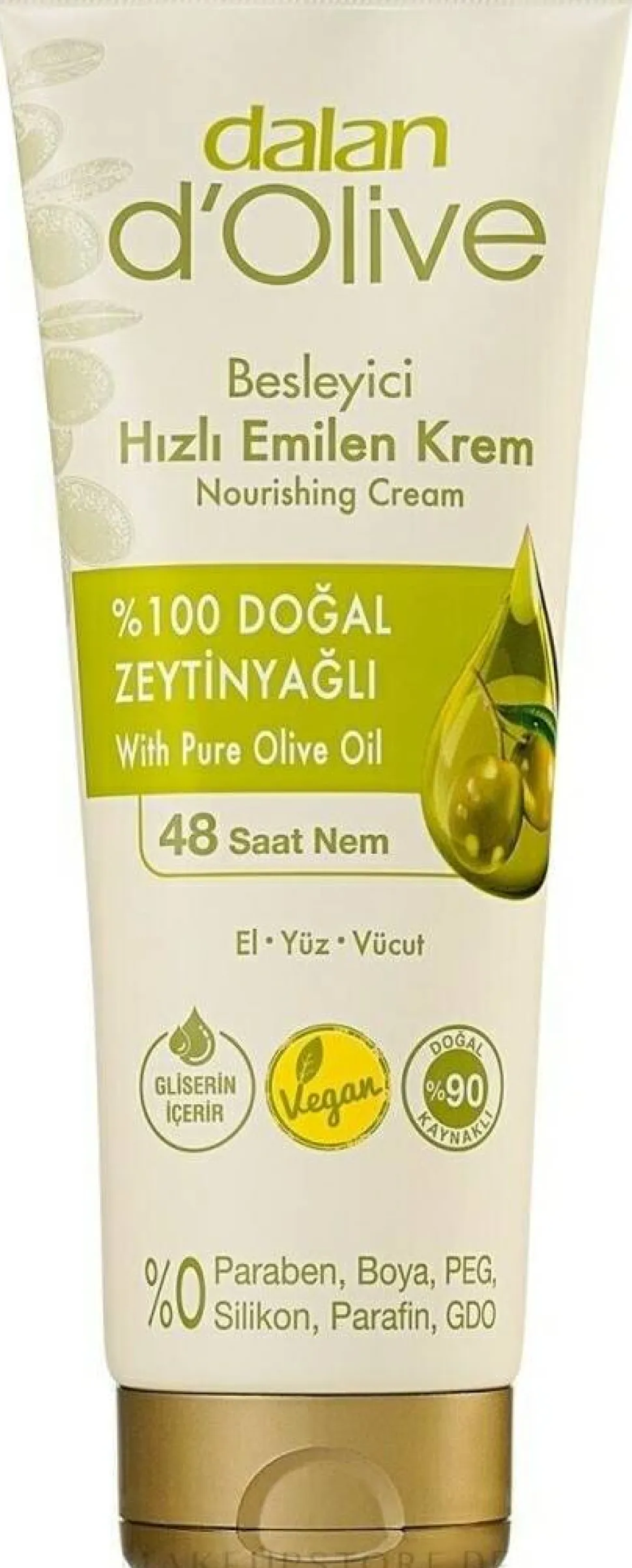Pflegende Creme mit Olivenöl
