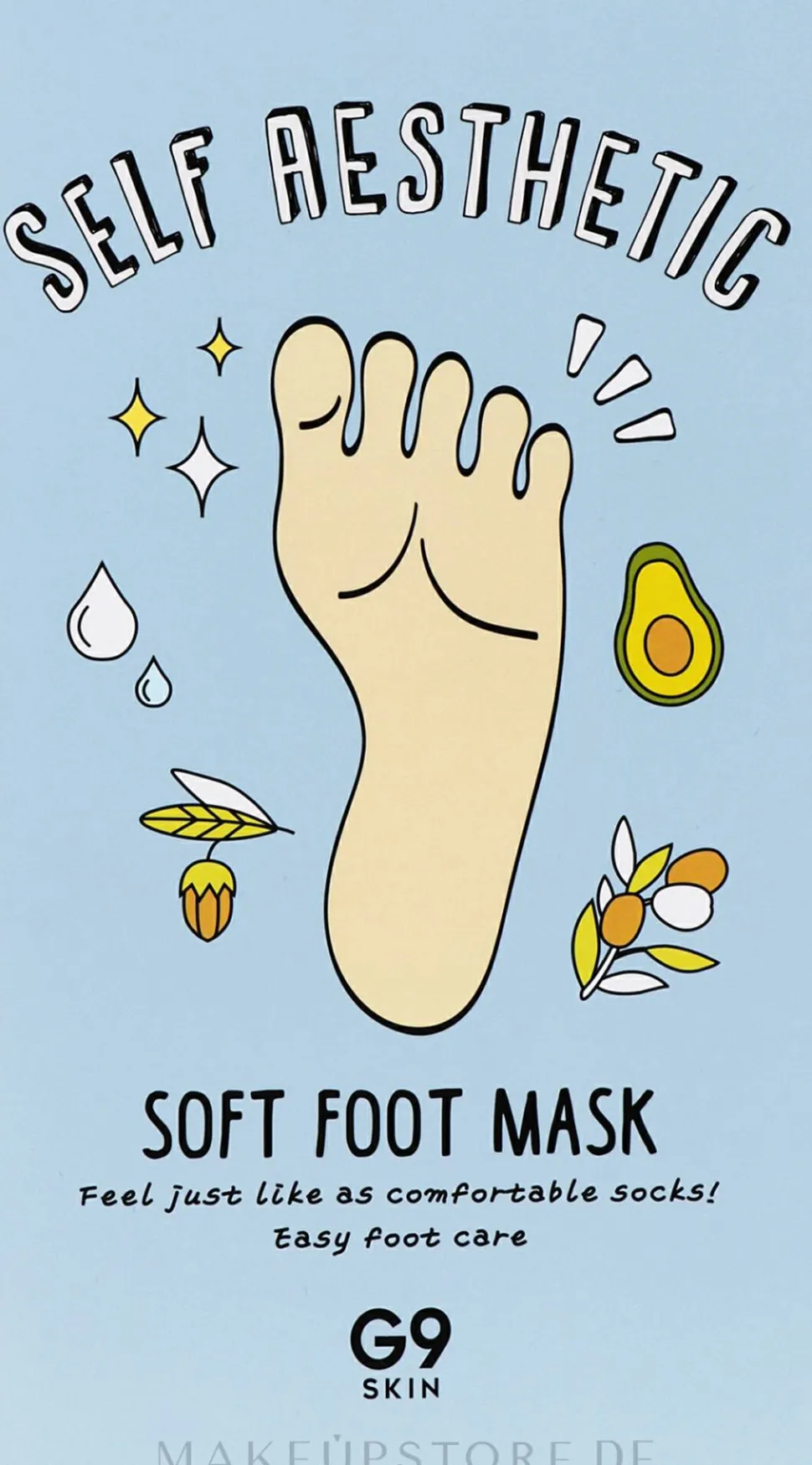 Pflegende Fußmaske in Socken