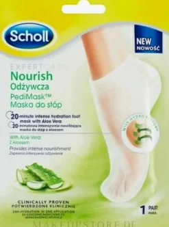 Pflegende Fußmaske mit Aloe Vera