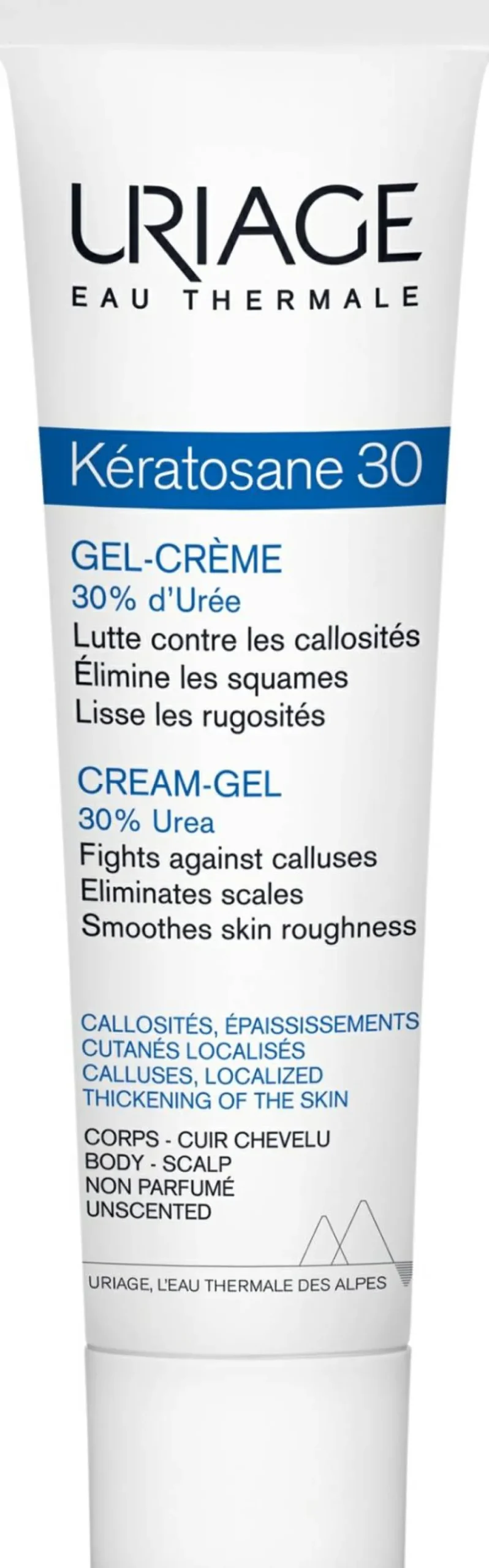 Pflegende Gel-Creme für Schwielen und lokalisierte Hautverdichtungen mit 30% Harnstoff