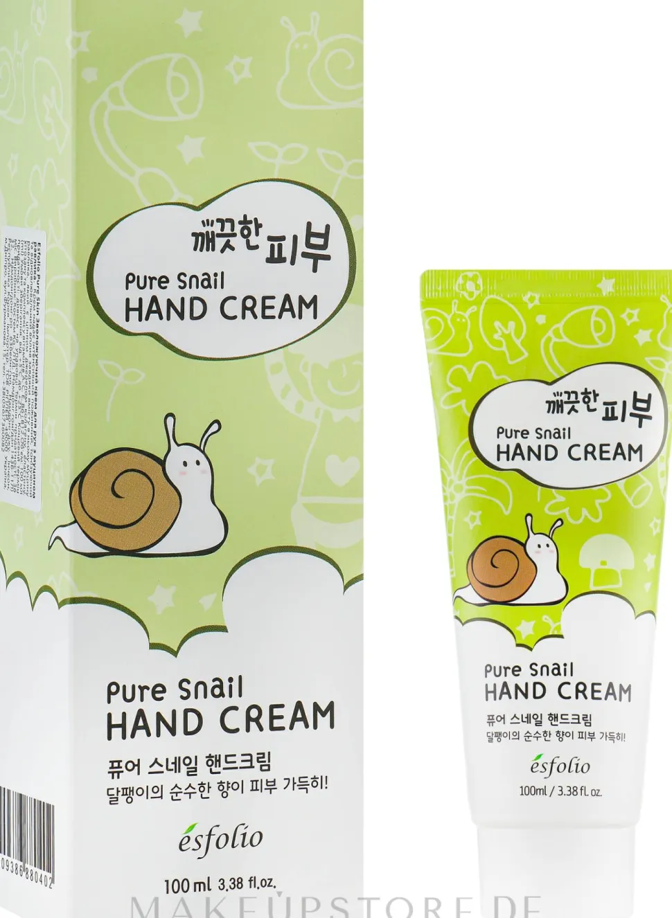Pflegende Handcreme mit Schneckensekret