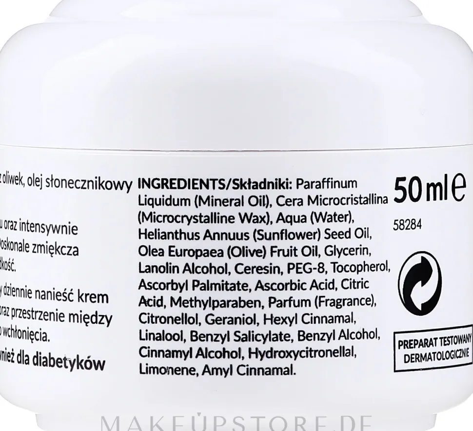 Pflegende Hand- und Fußcreme