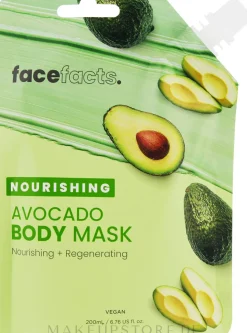 Pflegende Körpermaske mit Avocado