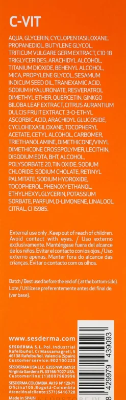 Pflegende Körpermilch mit Vitamin C