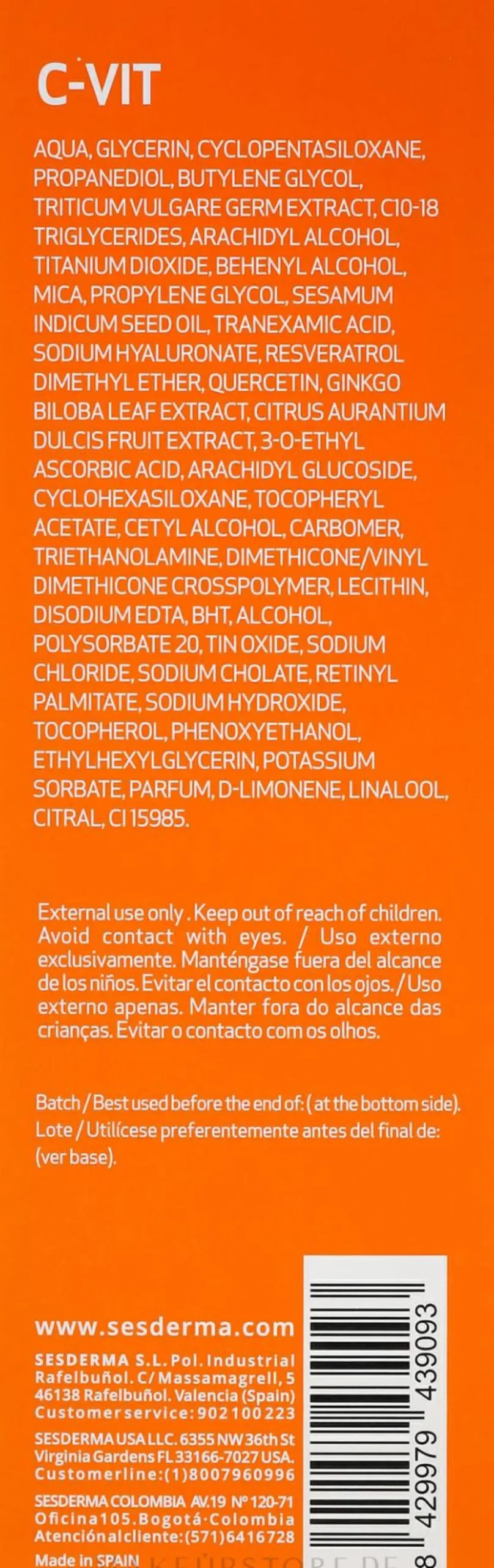 Pflegende Körpermilch mit Vitamin C