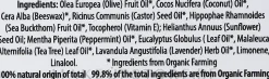 Pflegender und feuchtigkeitsspendender Bio Fußbalsam für rissige Haut mit Olivenöl, Kokosnussbutter und Eukalyptusextrakt
