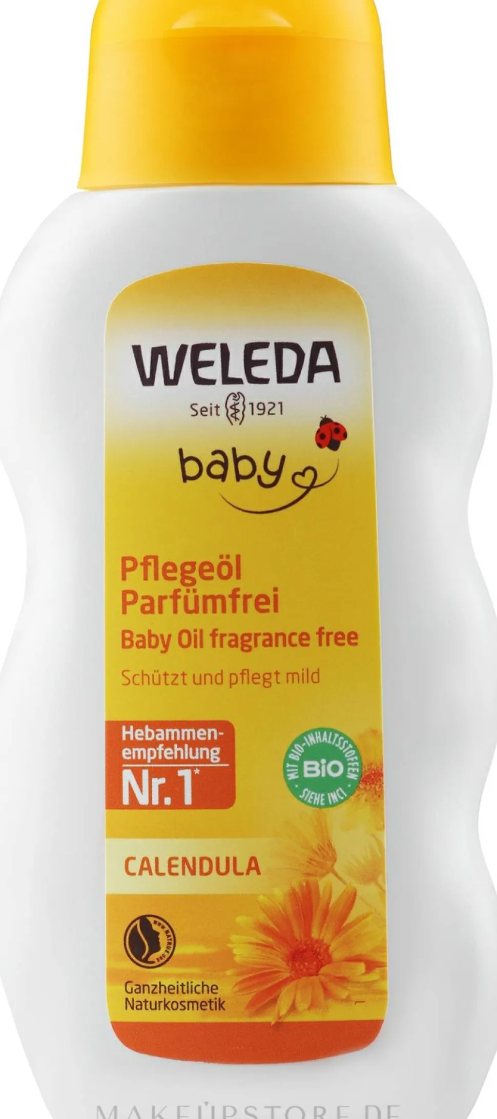 Pflegendes Körperöl mit Ringelblume für Babys und Kinder