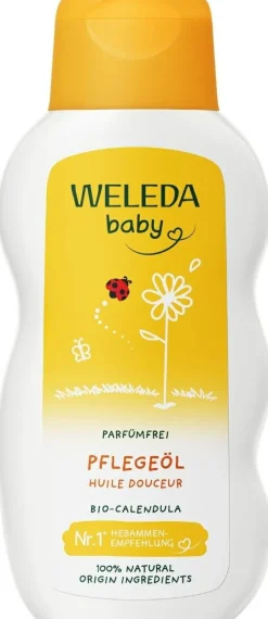 Pflegendes Körperöl mit Ringelblume für Babys und Kinder