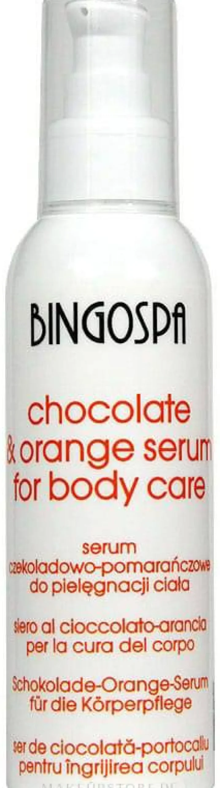 Pflegendes Körperserum Schokolade und Orange