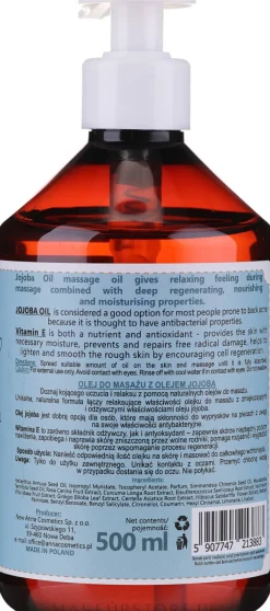 Pflegendes Massageöl mit Jojobaöl und Vitamin E