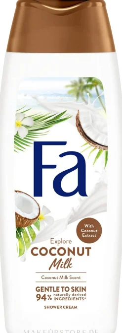 Pflegende und erfrischende Duschcreme mit Kokosmilch