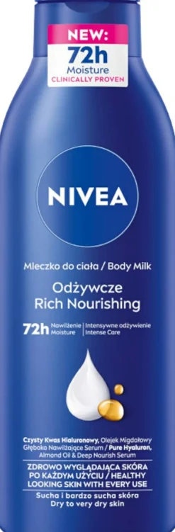 Pflegende und feuchtigkeitsspendende Körpermilch mit Vitamin E