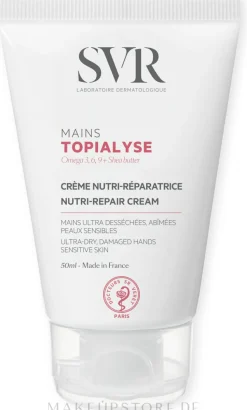 Pflegende und regenerierende Handcreme mit Omega 3, 6, 9 und Sheabutter