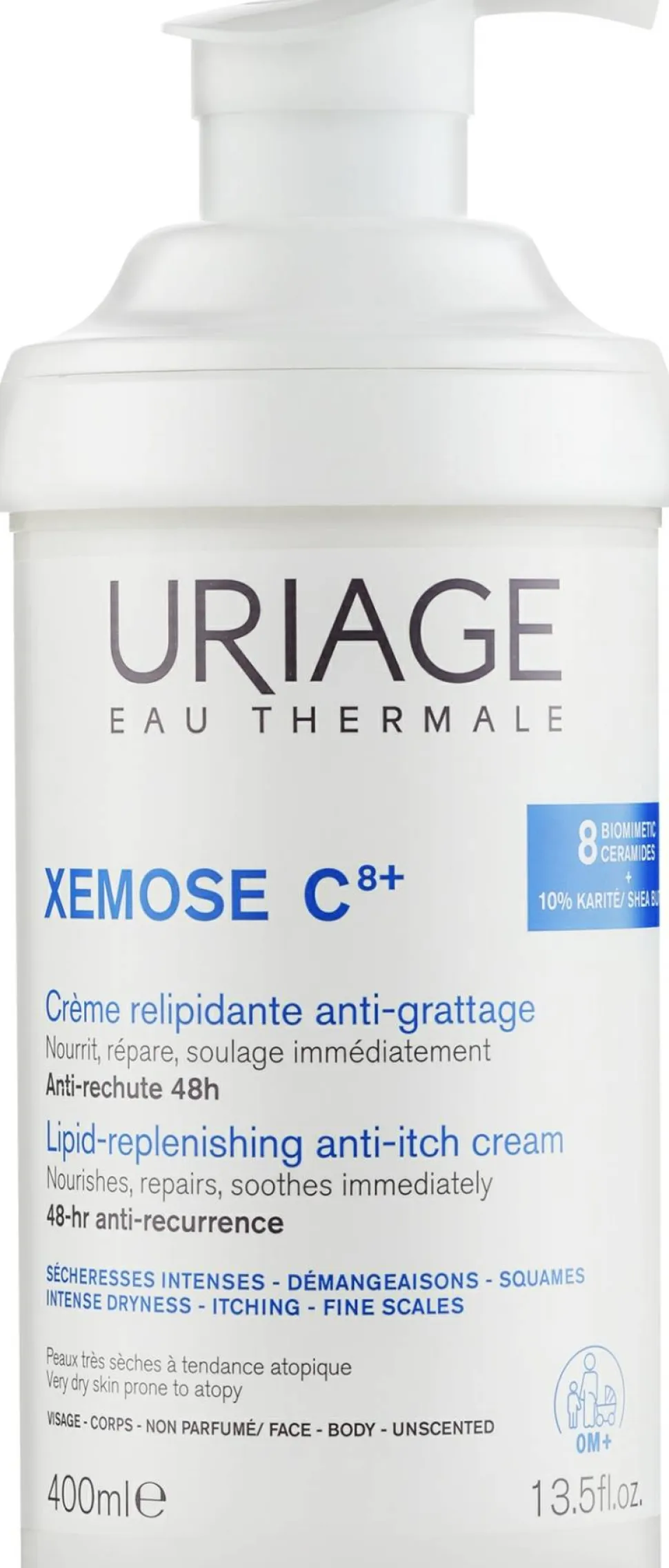 Pflegende und schützende Lipidcreme für trockene und atopische Gesichts- und Körperhaut