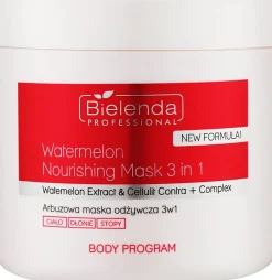Pflegende Wassermelonenmaske für Körper, Hände und Füße