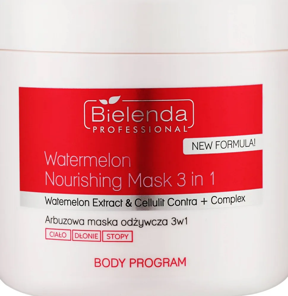 Pflegende Wassermelonenmaske für Körper, Hände und Füße