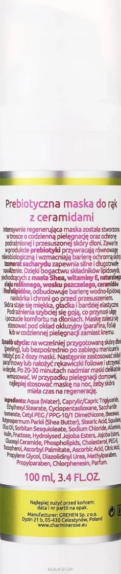 Prebiotische Handmaske mit Ceramiden
