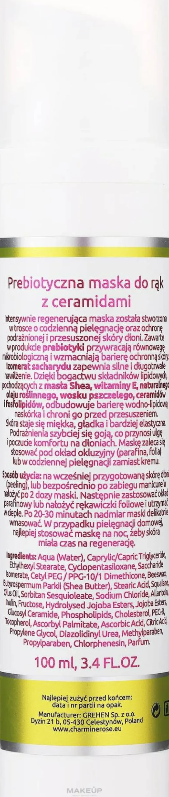 Prebiotische Handmaske mit Ceramiden