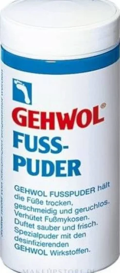 Puder für trockene, geschmeidige und geruchlose Füße