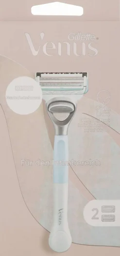 Rasierer für die Bikinizone + 2 austauschbare Klingen