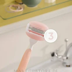 Rasierer mit 4 Ersatzklingen