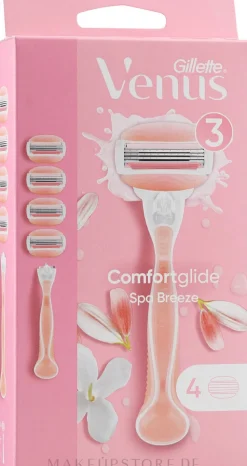 Rasierer mit 4 Ersatzklingen