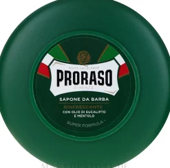 Rasierseife mit Menthol- und Eukalyptus