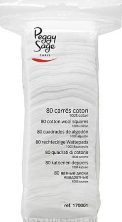 Rechteckige Wattepads 80 St.