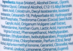Regenerierende Fußcreme mit Kolostrum und Oregano-Blattextrakt
