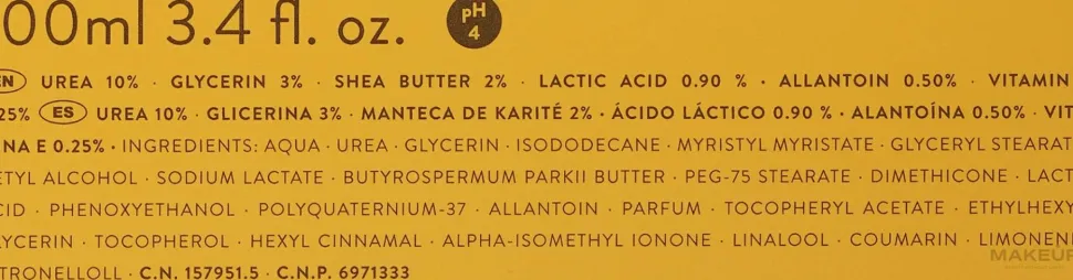 Regenerierende Fußcreme mit 10% Urea