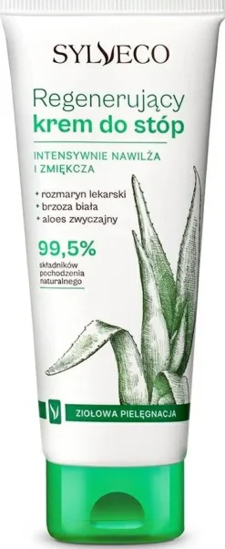 Regenerierende Fußcreme mit weißer Birke, Rosmarin und Aloe Vera
